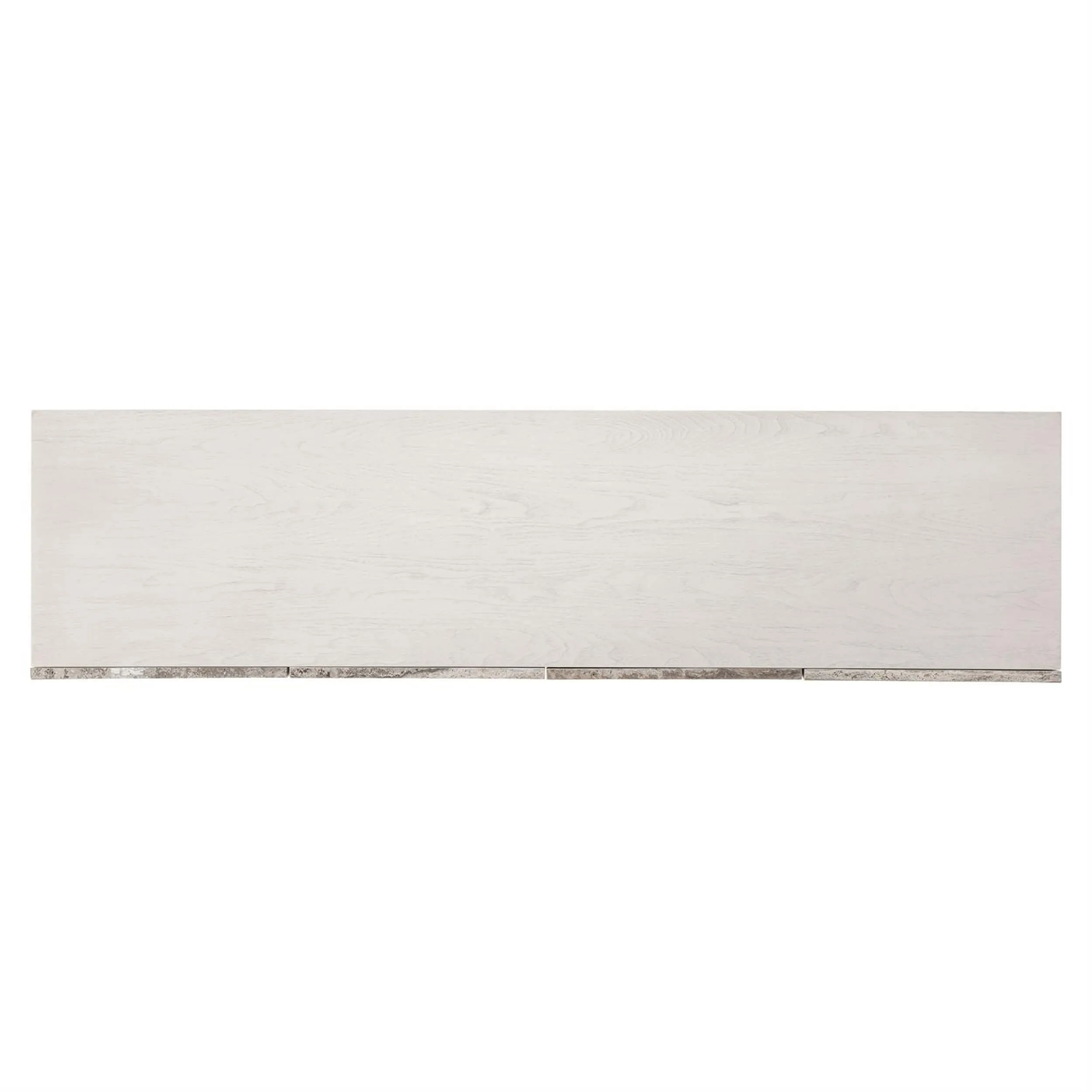 Sereno Entertainment Credenza, Silver Travertine
