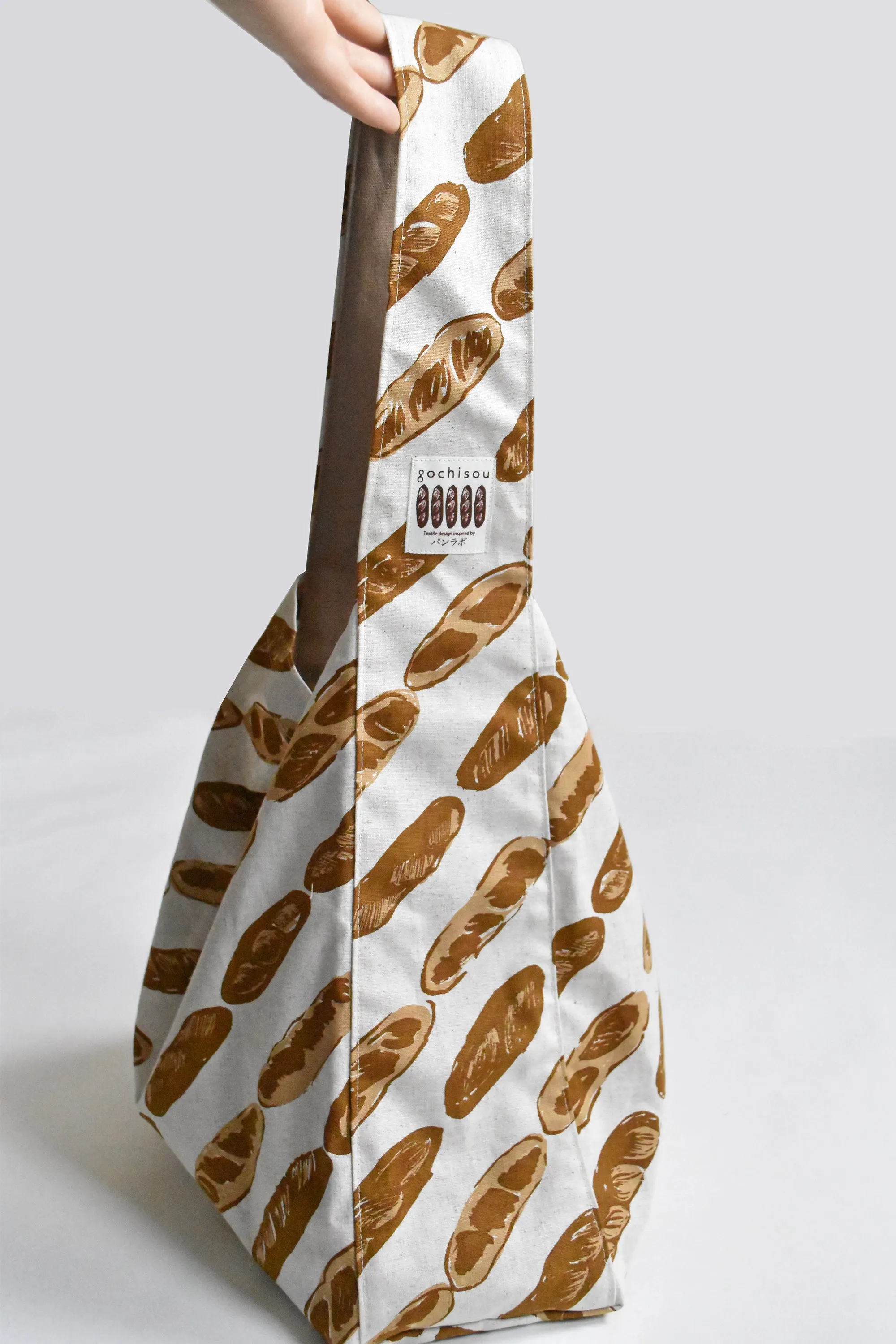 Shopping shoulder bag / linen cotton