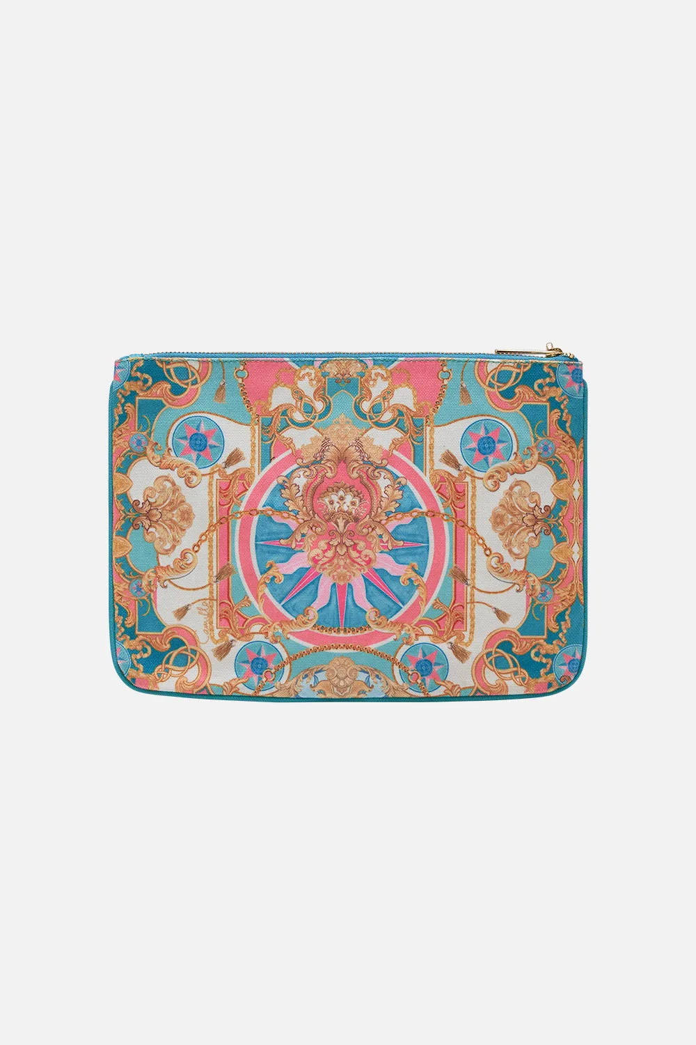 SMALL CANVAS CLUTCH SAIL AWAY WITH ME