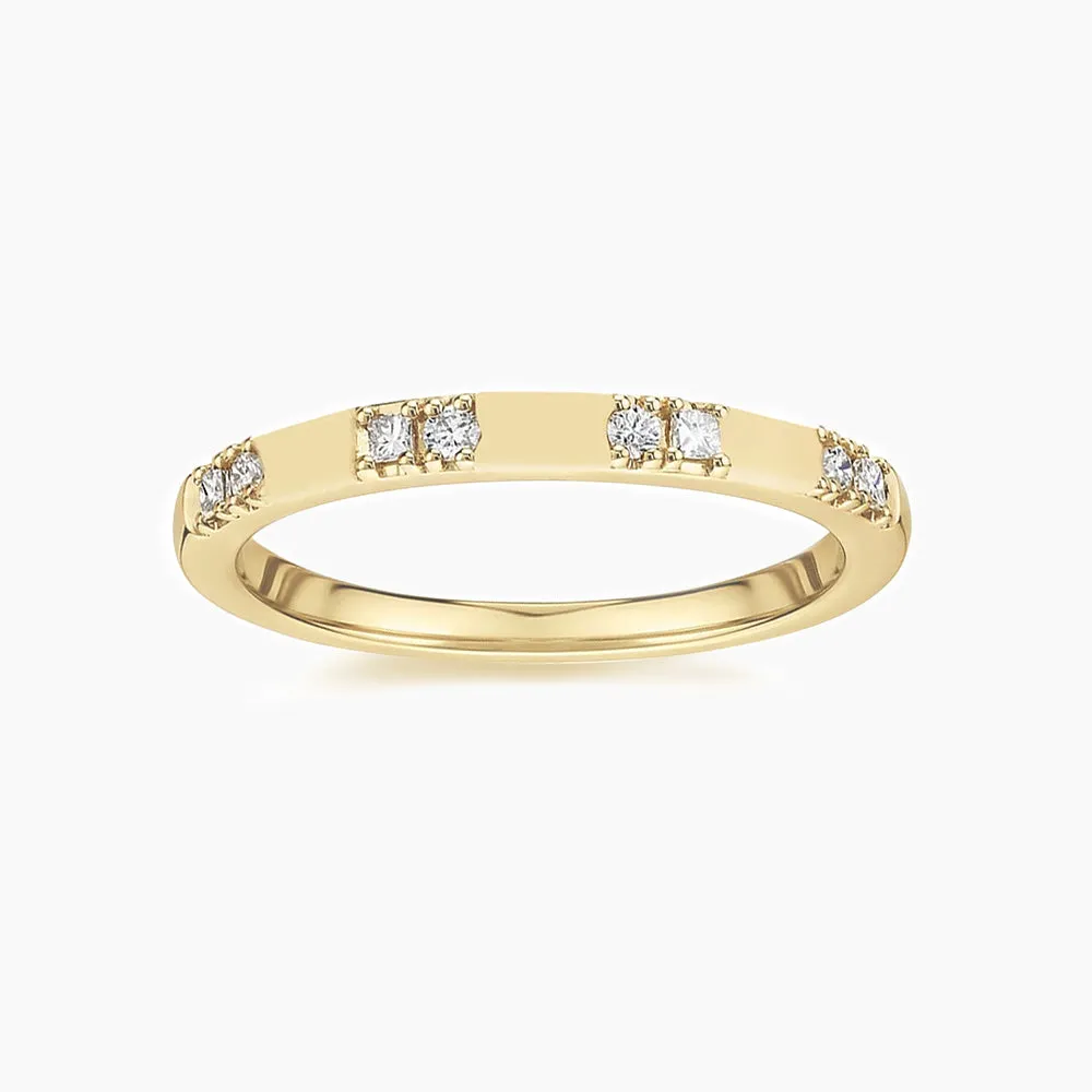 Sterling Silver CZ Band Ring