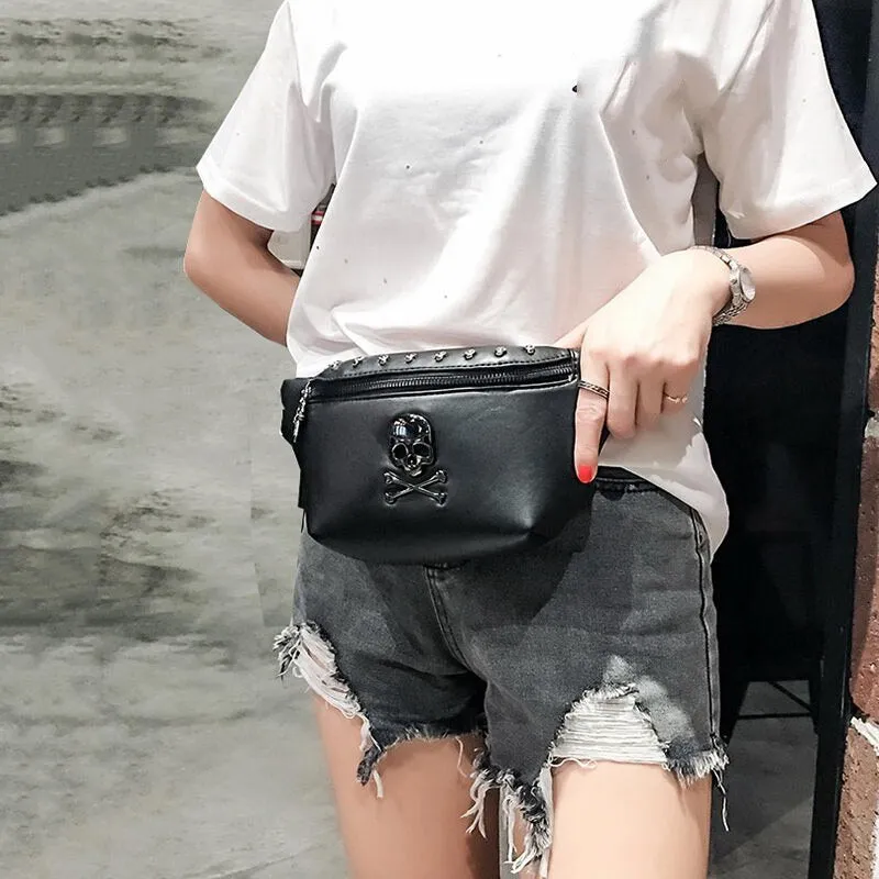 Studded Skull Bag