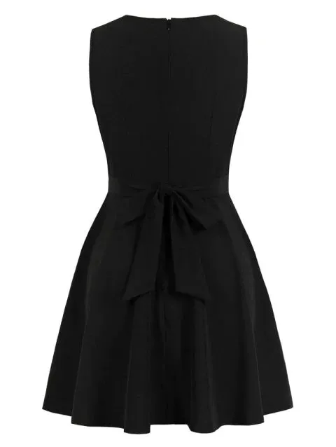 Stunning Cut Out Criss Cross Mini Flare Dress