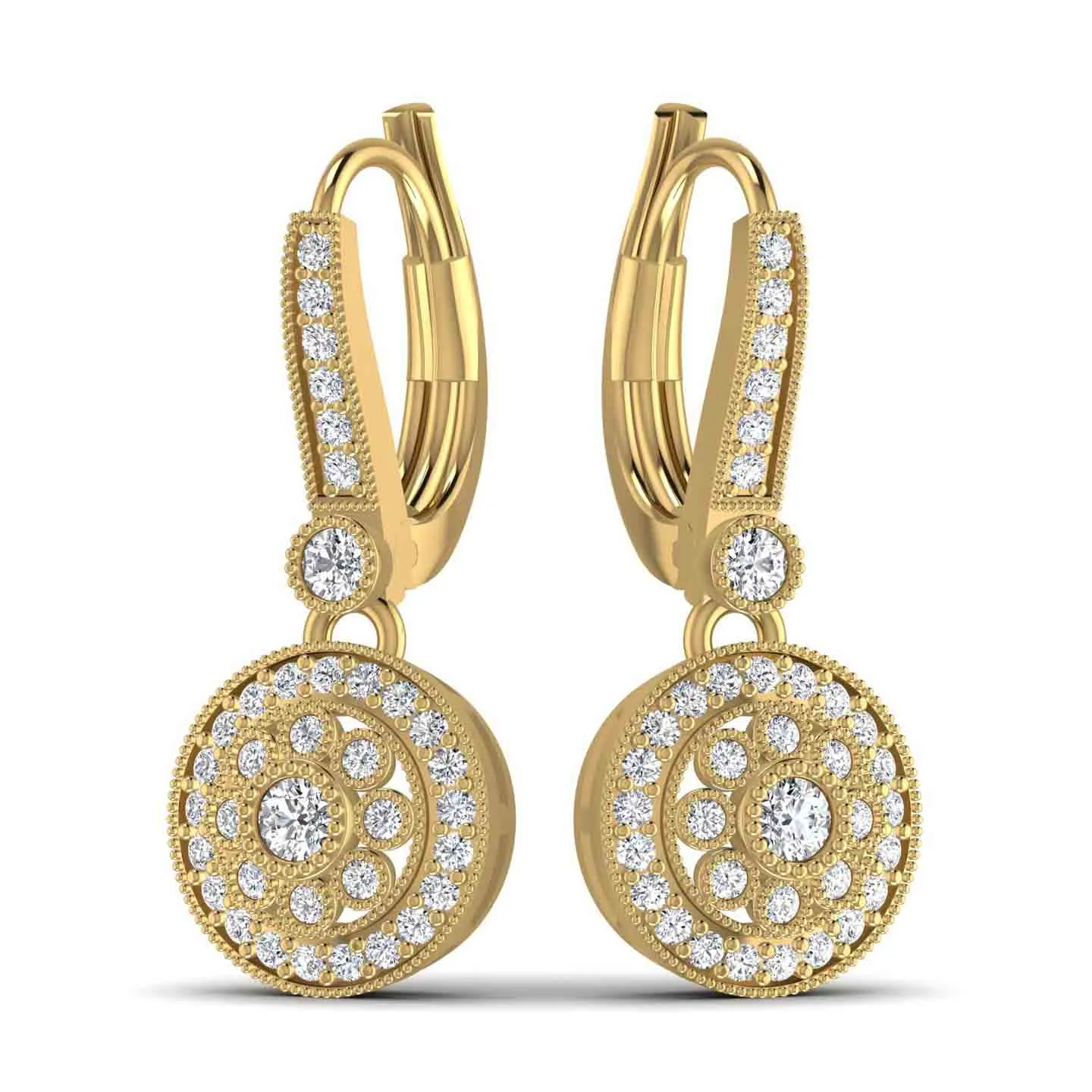 Stunning Design 925 Silver Drop Earring