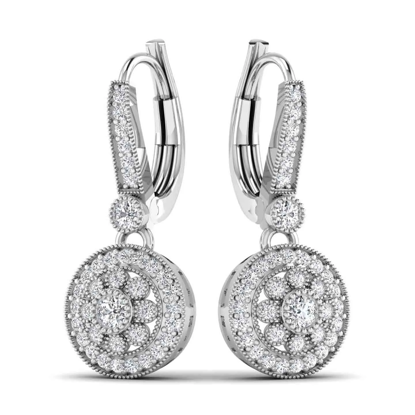 Stunning Design 925 Silver Drop Earring