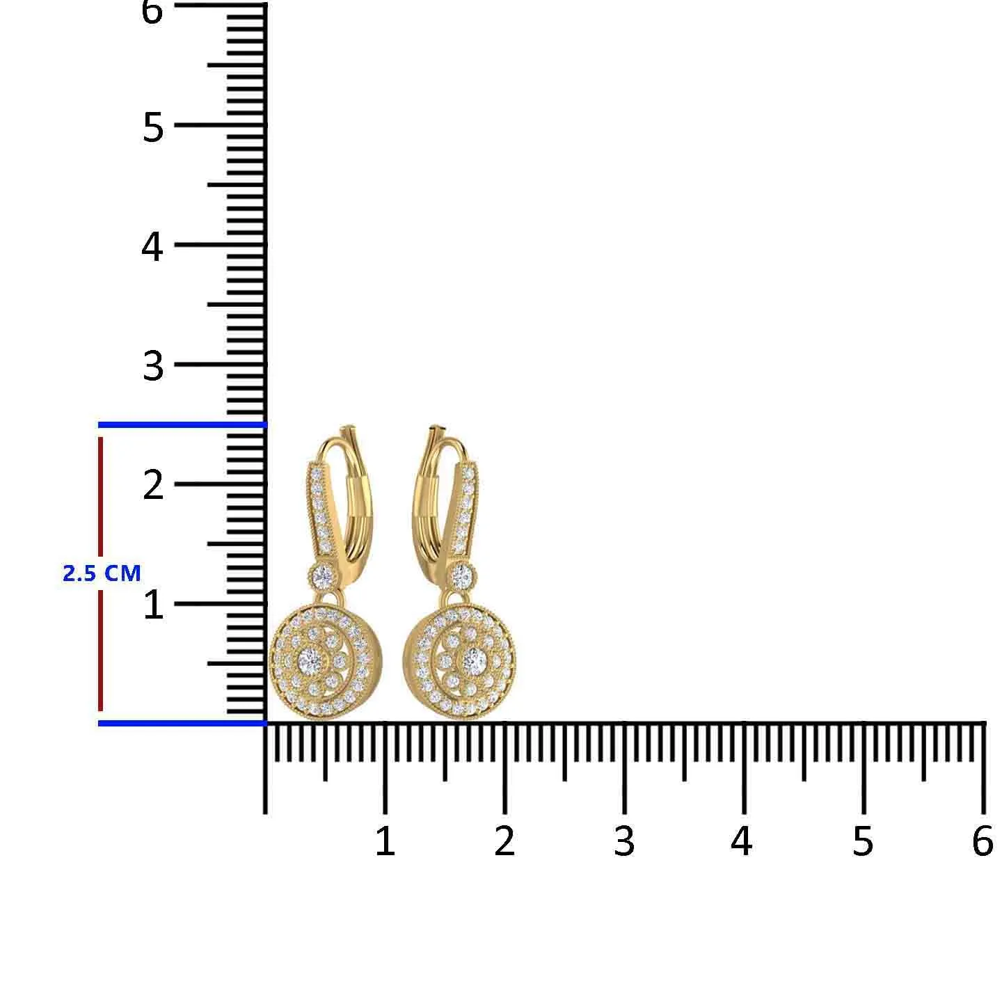 Stunning Design 925 Silver Drop Earring