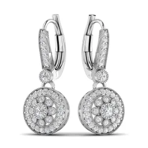 Stunning Design 925 Silver Drop Earring