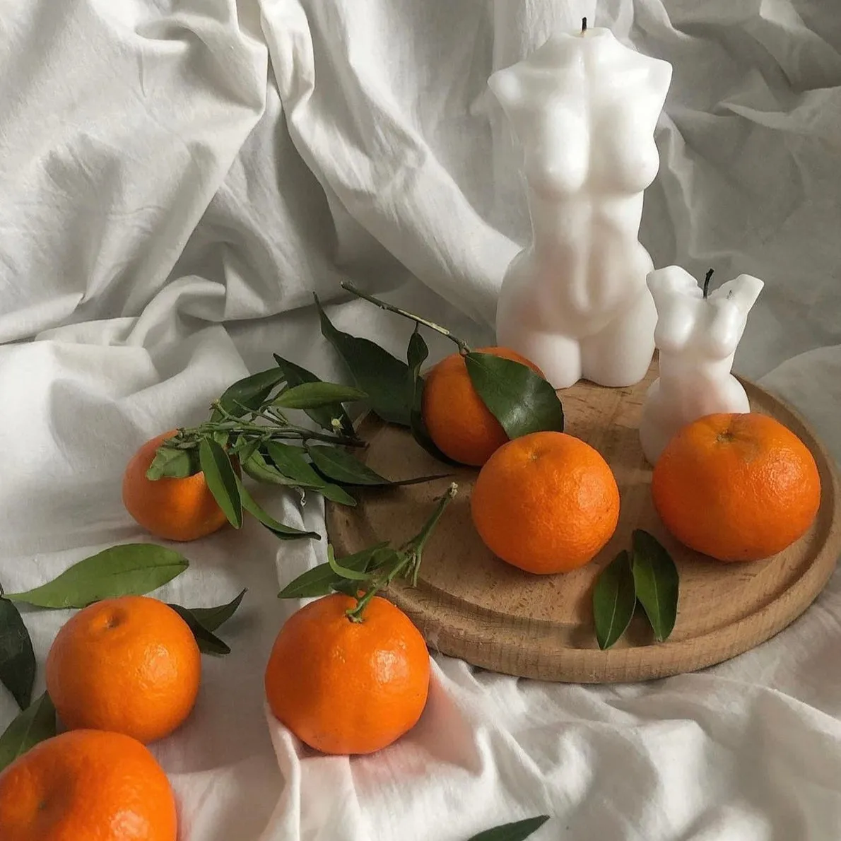 Stunning Female Candle / Feminine soy wax body candle