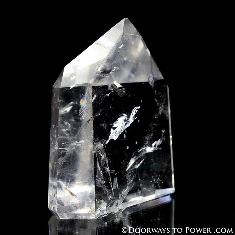 Stunning John of God Casa Quartz Crystal Point 'PURITY' A    