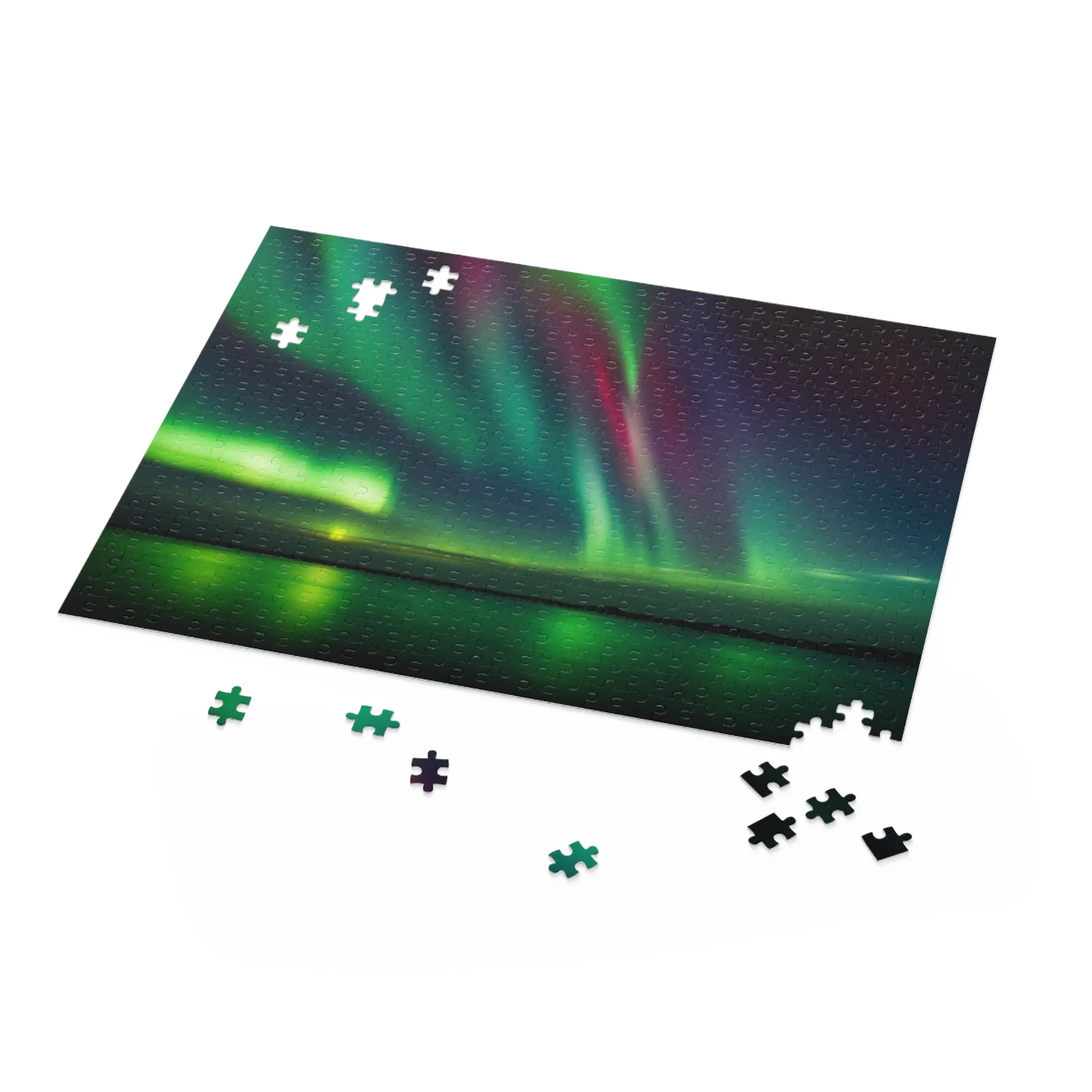 Stunning Lights Over Serene Puzzle (120, 252, 500-Piece)
