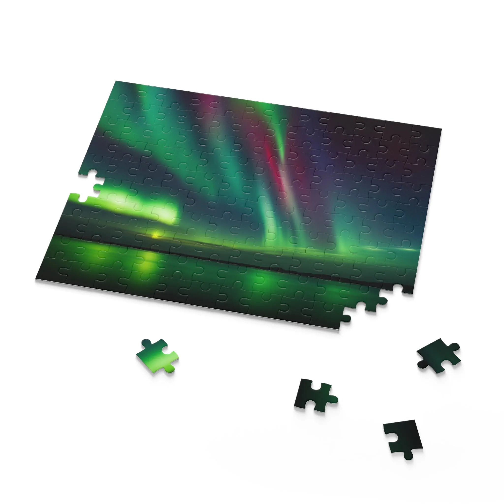 Stunning Lights Over Serene Puzzle (120, 252, 500-Piece)