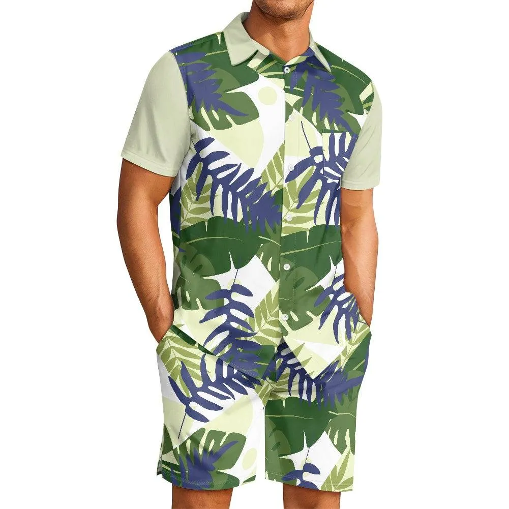 Summer Vacay Men's Casual Shorts Outfit Set