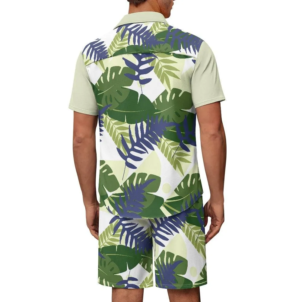 Summer Vacay Men's Casual Shorts Outfit Set