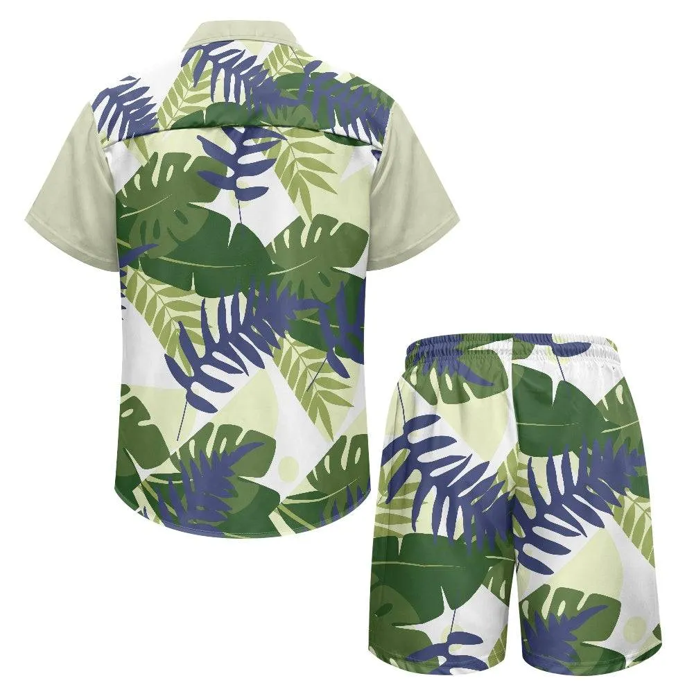 Summer Vacay Men's Casual Shorts Outfit Set