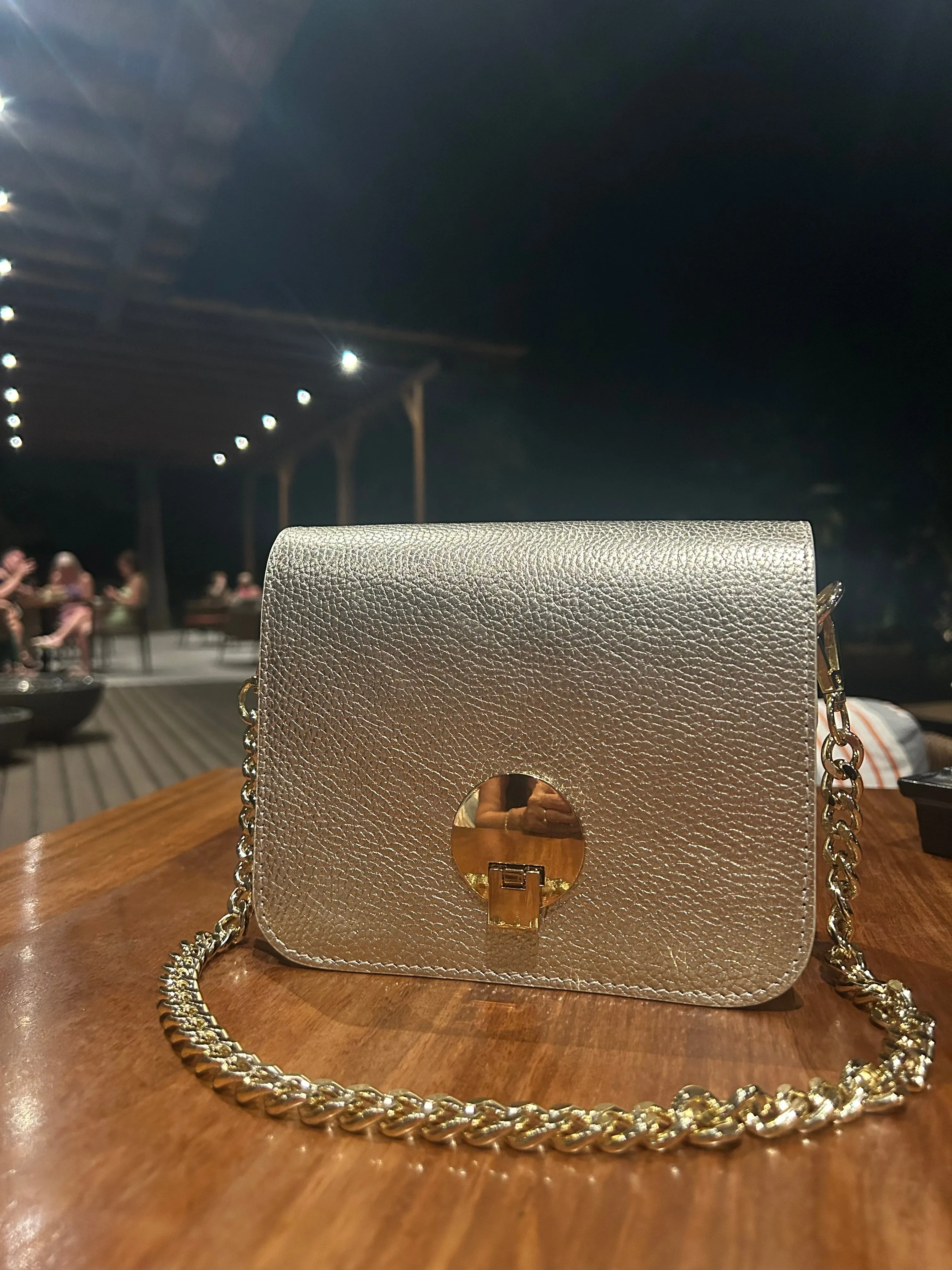Tivoli Box Bag | Gold