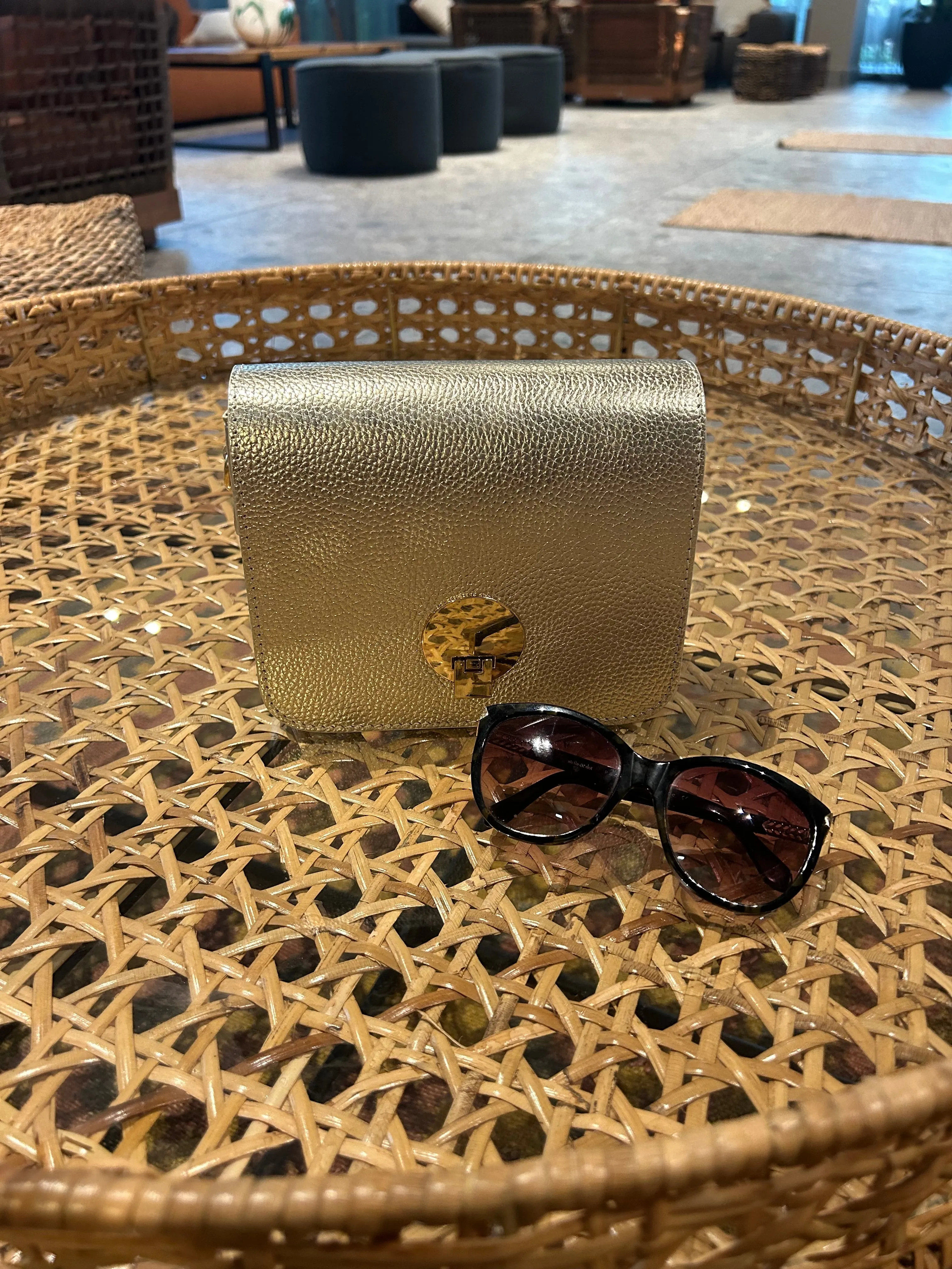 Tivoli Box Bag | Gold