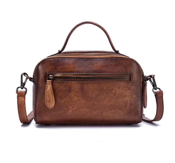 Vintage Womens Leather Crossbody Handbags Cross Shoulder Bag