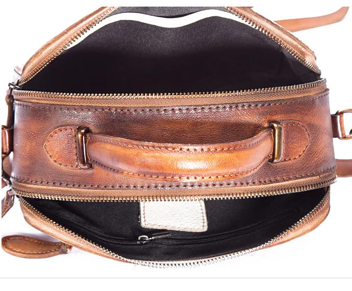 Vintage Womens Leather Crossbody Handbags Cross Shoulder Bag