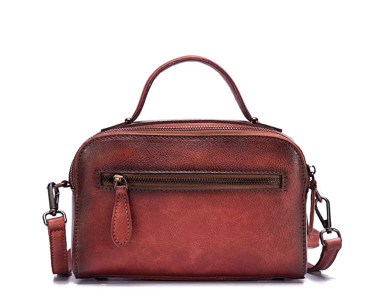 Vintage Womens Leather Crossbody Handbags Cross Shoulder Bag