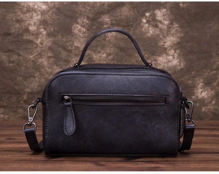 Vintage Womens Leather Crossbody Handbags Cross Shoulder Bag