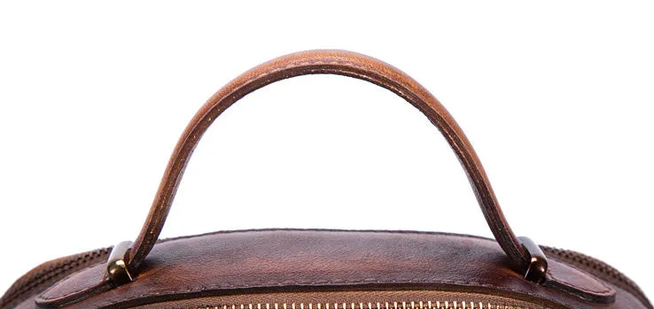 Vintage Womens Leather Crossbody Handbags Cross Shoulder Bag