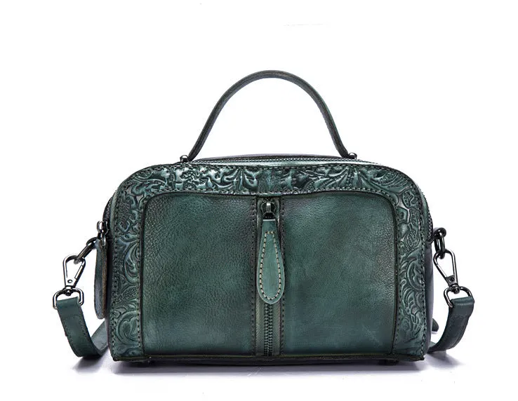 Vintage Womens Leather Crossbody Handbags Cross Shoulder Bag