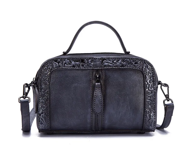 Vintage Womens Leather Crossbody Handbags Cross Shoulder Bag