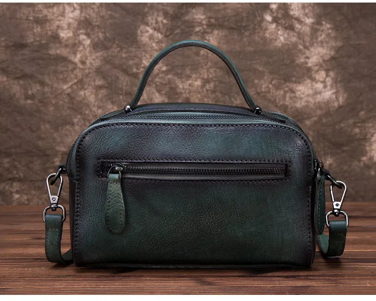 Vintage Womens Leather Crossbody Handbags Cross Shoulder Bag