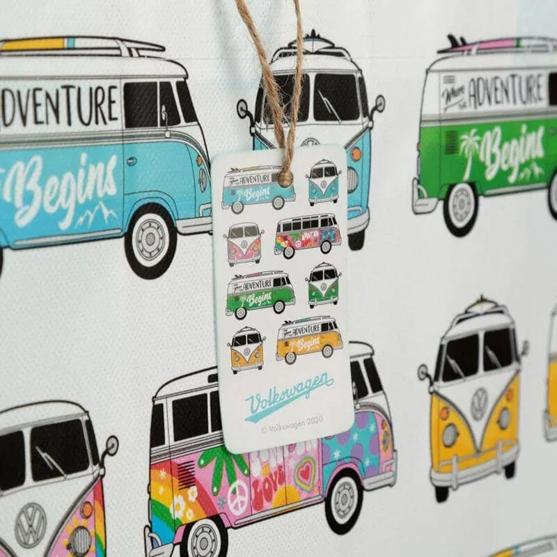 Volkswagen VW T1 Camper Bus Design Reusable Shopping Bag - Summer Love Surf