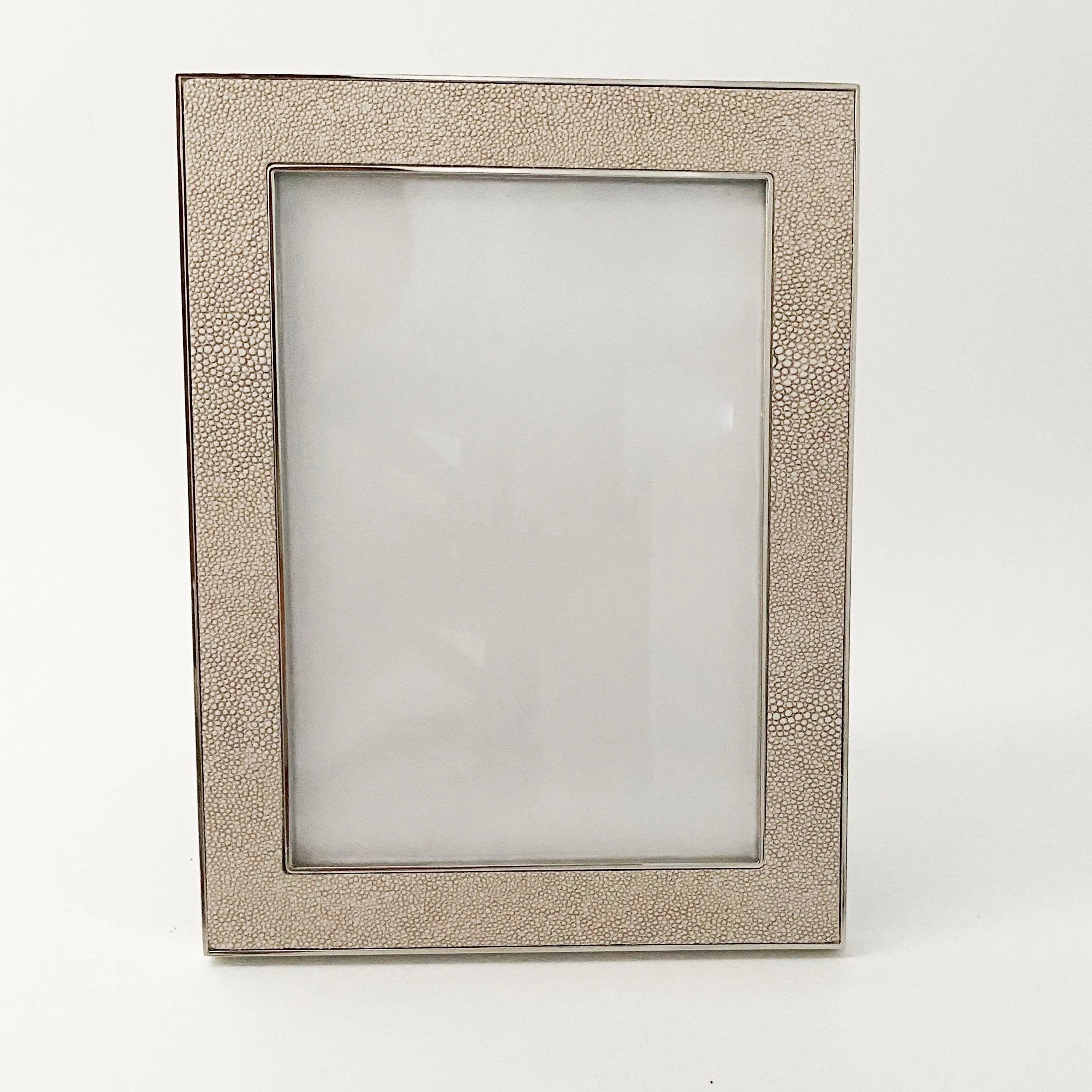 White/Silver Shagreen Frame | 5x7"