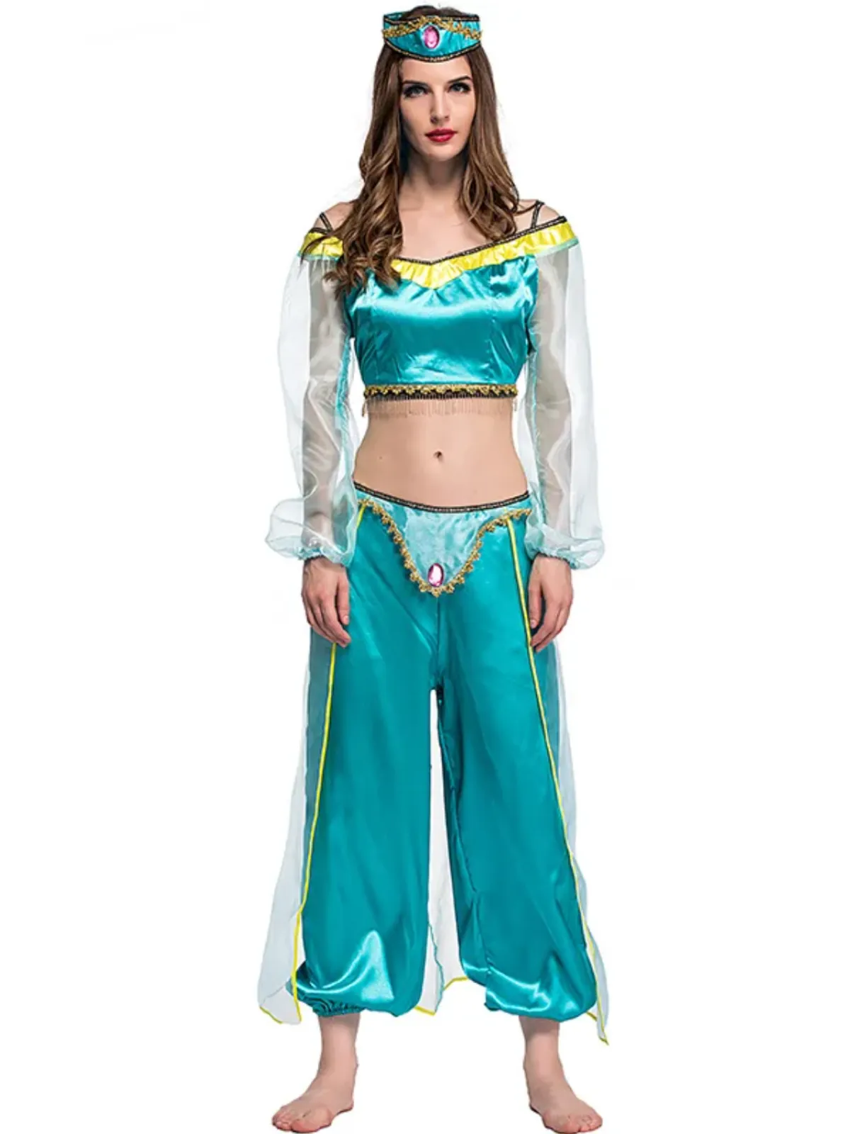 Women Stunning Princess Jasmine Halloween Costume