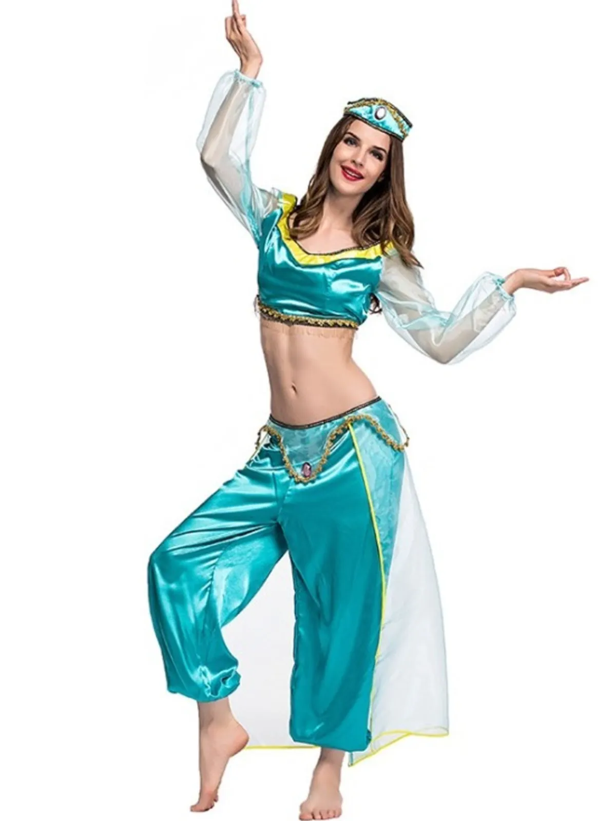 Women Stunning Princess Jasmine Halloween Costume