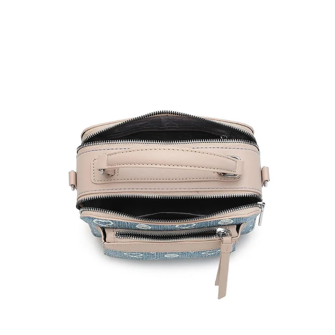Women's Monogram Top Handle Bag / Sling Bag / Crossbody Bag - SCW 7370