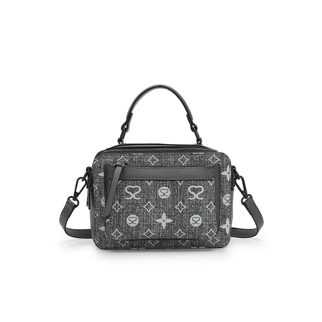 Women's Monogram Top Handle Bag / Sling Bag / Crossbody Bag - SCW 7370
