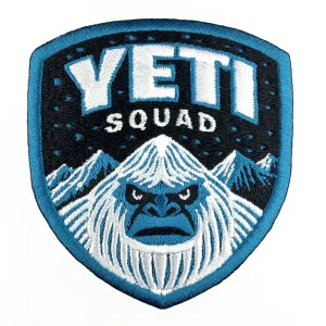 Yeti Squad Embroidered Iron-On Patch (Monsterologist)